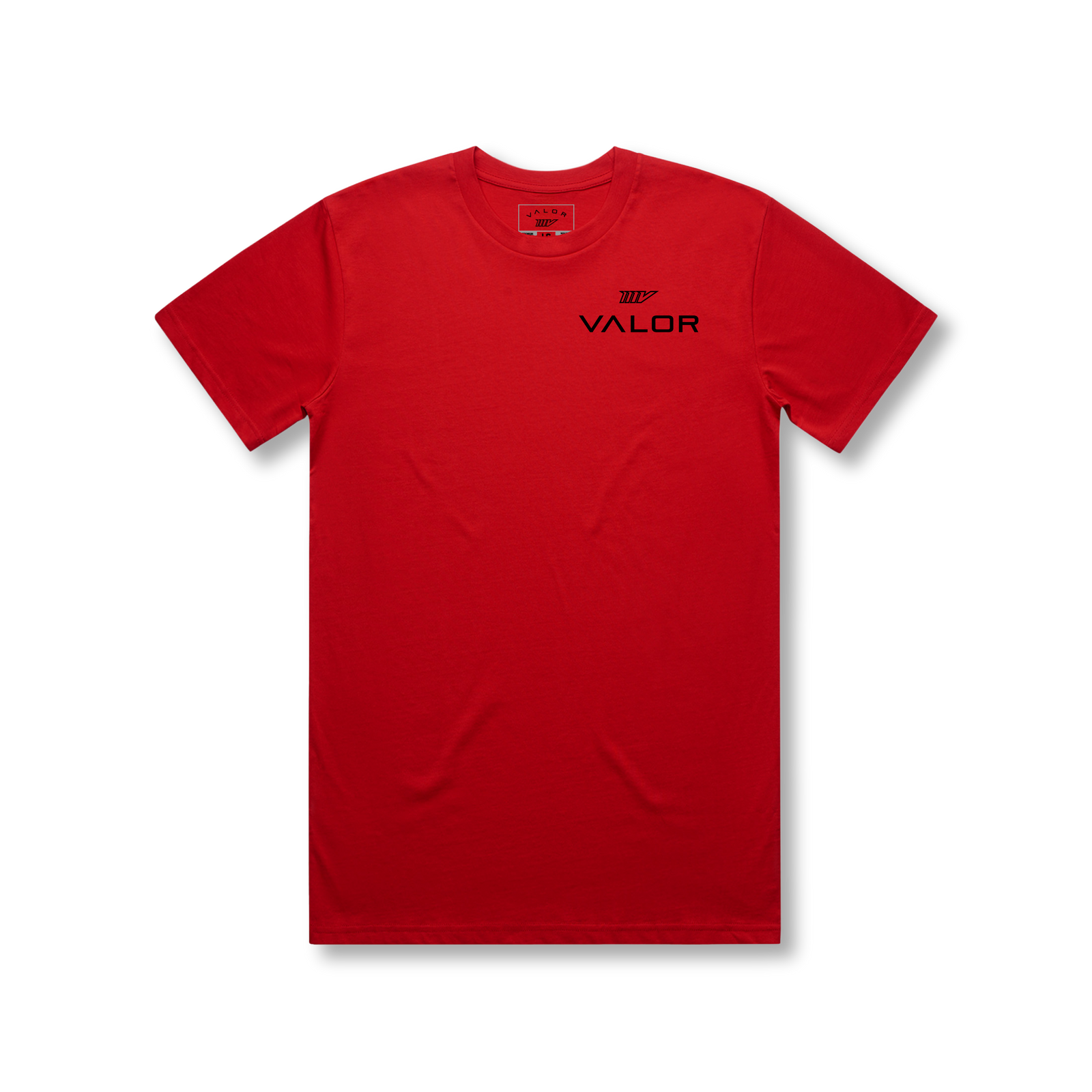 Red Valor Logo Tee