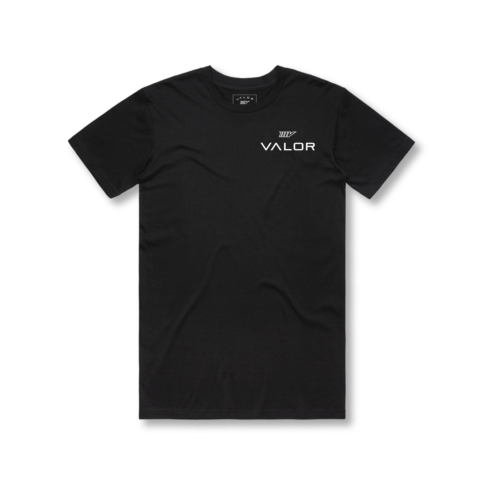 B/W Valor Logo Tee