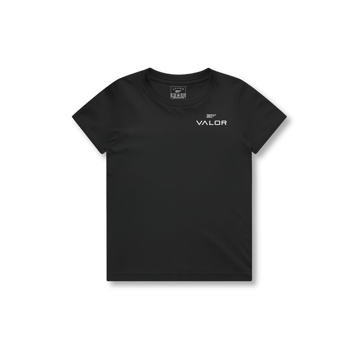 B/W Valor Logo Tee