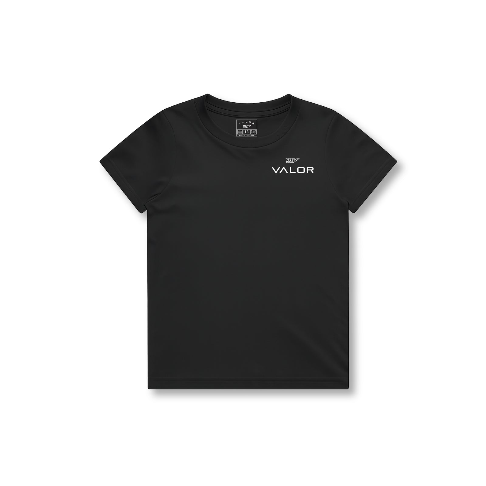 B/W Valor Logo Tee