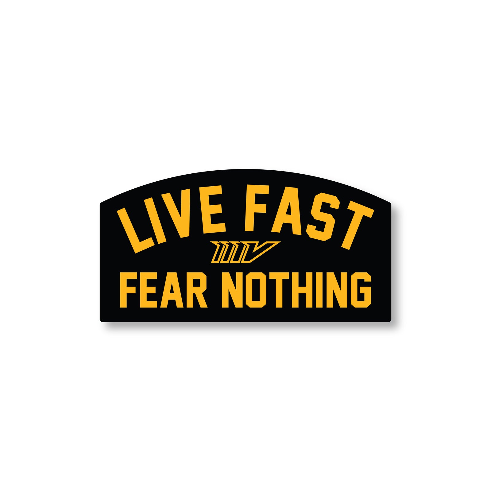 LFFN Gold Logo Sticker