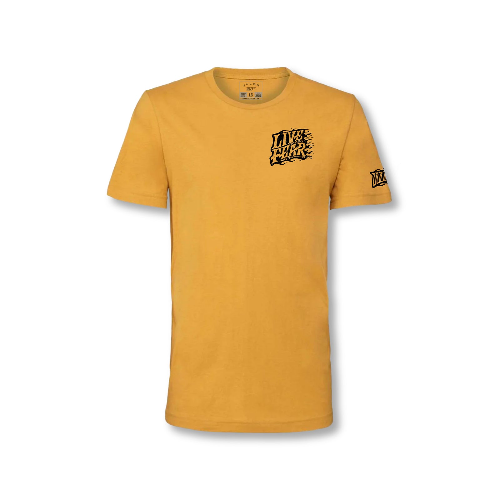 Live Fast Fear Nothing Flame Tee
