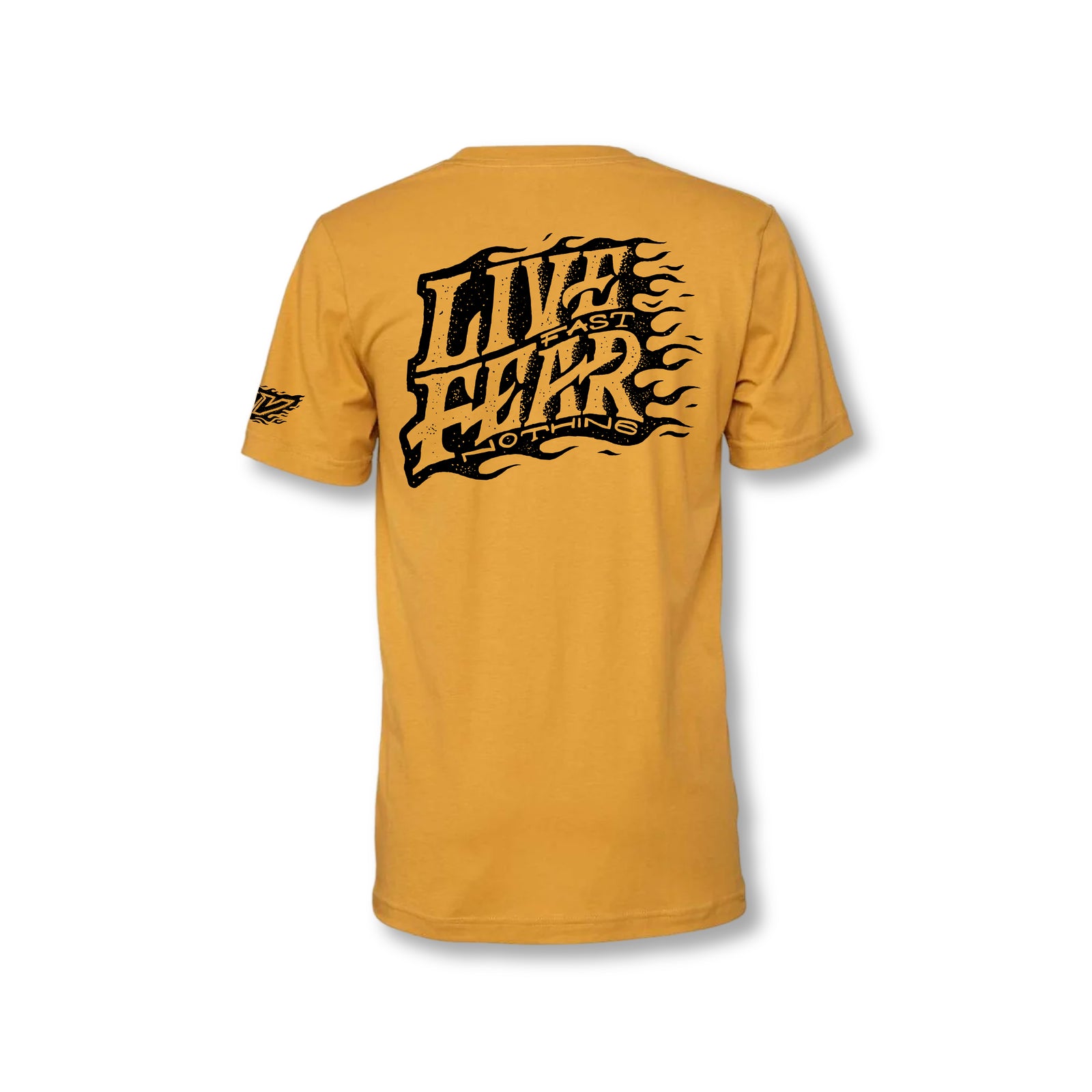 Live Fast Fear Nothing Flame Tee