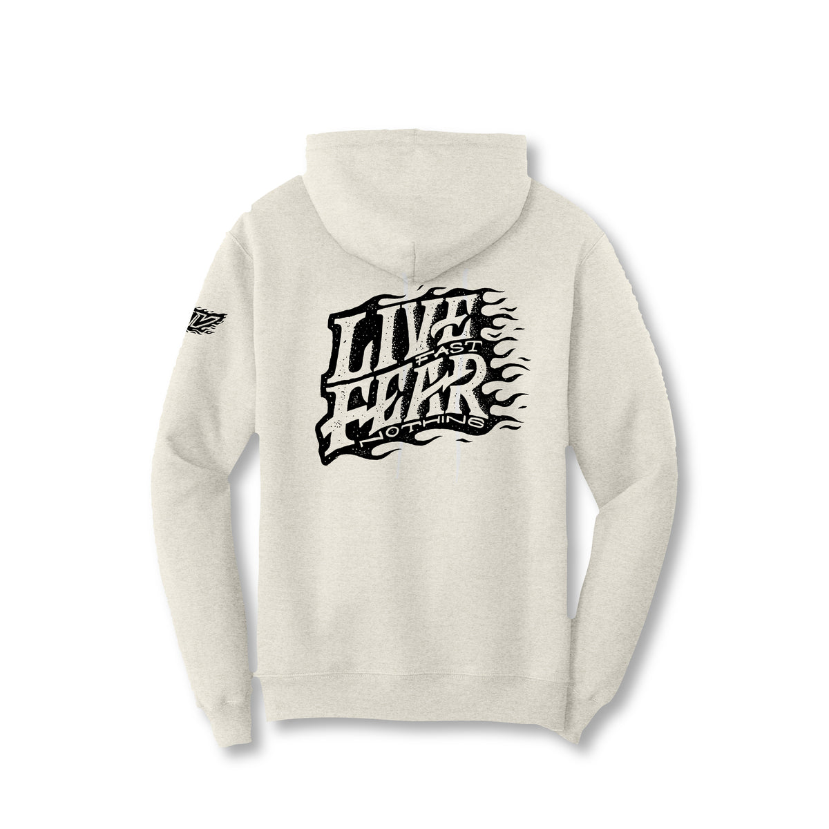 Live Fast Fear Nothing Flame Hoodie