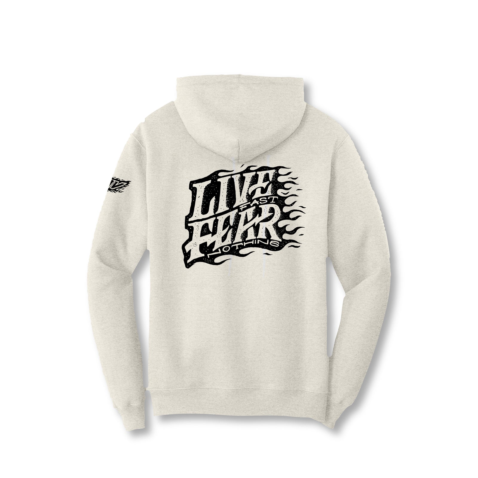 Live Fast Fear Nothing Flame Hoodie
