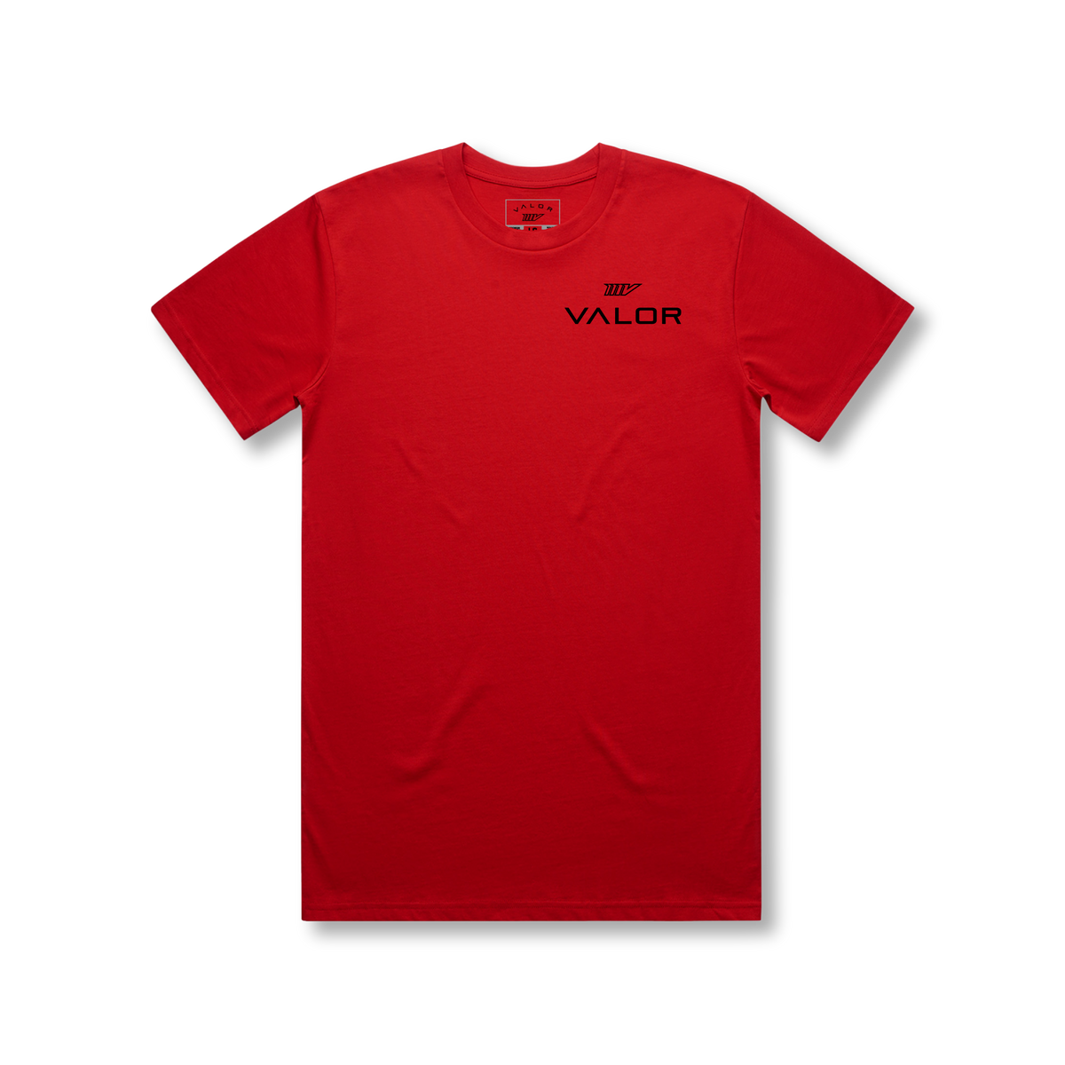 Red Valor Logo Tee