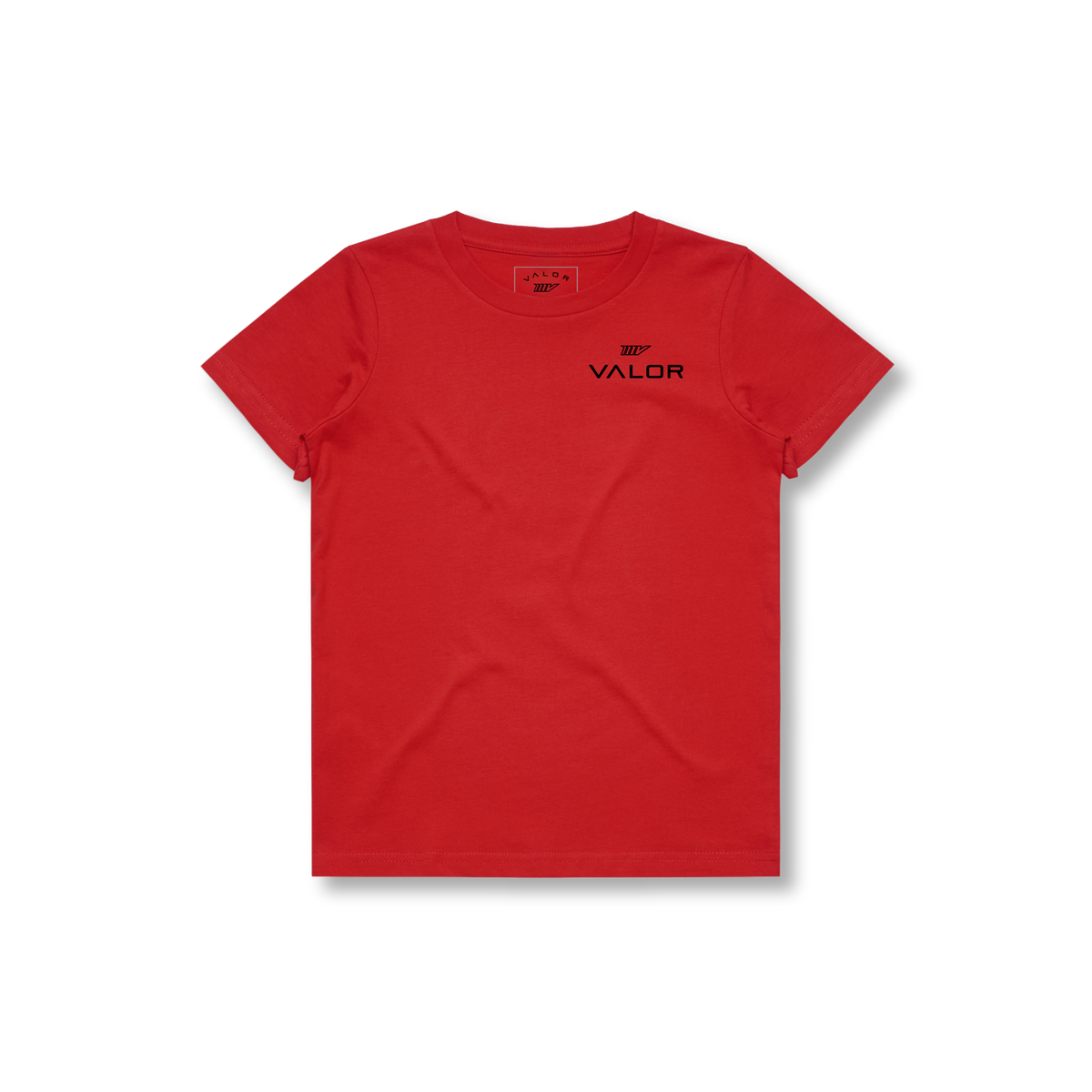 Red Valor Logo Tee